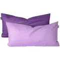 Produktbild: Schiesser Kissenhüllenset Doubleface - Renforcé - 2-teilig - 40 x 80 cm - Lila