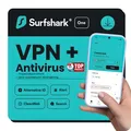 Produktbild: Surfshark One (VPN & Antivirus) | alle Geräte| 1 Jahr| Key schnell per eMail|ESD
