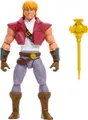 Produktbild: Masters of the Universe Origins Prinz-Adam-Actionfigur 200X aus der Cartoon-Kollektion, ca. 14 cm großer Motu-TV-Held der 1980er, detailreiches Design und Zepter, JHJ99