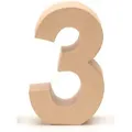 Produktbild: Glorex Papp-Zahl 3 17,5 x 5,5 cm Pappartikel