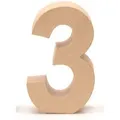Produktbild: Glorex Papp-zahl 3 17,5 X 5,5 Cm Pappartikel