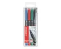 Produktbild: STABILO Folienstift OHPen Permanent, (4-tlg), zum Beschriften von glatten Oberflächen