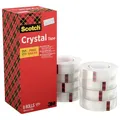 Produktbild: Scotch Crystal Klebeband, Transparent, Vorteilspack, 8 Rollen, 19mm x 33m - Allzweck-Klebeband für die Reparatur, Verschließen von Dokumenten