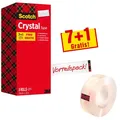 Produktbild: Scotch Crystal Klebefilm kristall-klar 19,0 mm x 33,0 m 7 Rollen GRATIS 1 Rolle