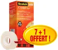 Produktbild: Scotch Klebefilm Crystal Clear 600, 19 mm x 33 m, 7+1