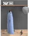 Produktbild: INOSIGN Garderobenpaneel Riga, Höhe 117 cm, mit Hutablage, Kleiderstange, 3 Haken, Wandpaneel, Paneel, Wandhaken, Wandboard