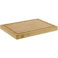 Produktbild: Zwilling Schneidbrett Aus Massiven Bambusholz Mit Saftrille, Beidseitig Nutzbar, Mittel, 35 X 25,5 X 3 Cm