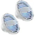 Produktbild: Hertz HMX 8-LD-TW | 20cm Hochleistungs Marine Koaxial Lautsprecher weiß | RGB-LED