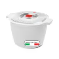 Produktbild: Snips Mikrowellen Nudelschüssel 4L Kartoffelkocher Dampfgarer Pastakocher Weiß