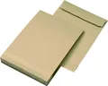 Produktbild: Mailmedia Faltentasche B4 m. 5cm Falte 140g/m²: 25 Stück, Selbstklebend, DIN B4, 353 x 250 x 50 mm, Braun