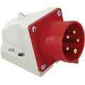 Produktbild: REV CEE-Wandgerätestecker | 32A | 400V | IP44 - Rot