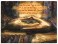 Produktbild: ARTLAND Wanddeko Leinwand Bilder Wandbild Bilder mit Sprüchen Buddha Buddhismus Quote Zitat Motivation Zen Q3MA