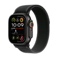 Produktbild: Apple Watch Ultra 2 GPS + Cellular 49mm Black Titanium Case mit Black Trail Band - S/M (MX4U3FD/A)