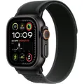 Produktbild: Watch Ultra 2 GPS + Cellular, 49 mm Schwarz Titan­gehäuse, mit Trail Loop Schwarz - Small/Medium - Schwarz