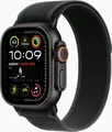 Produktbild: Apple Watch Ultra 2 GPS + Cellular 49mm Black Titanium mit schwarzem Trail Loop small-medium