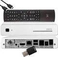 Produktbild: VU+ Plus Zero Linux Full HD Sat Receiver - Weiss + 300 Mbits Wifi Stick