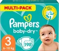 Produktbild: Pampers Windeln Größe 3 (6-10kg) Baby-Dry, Midi, MONATSBOX