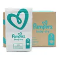 Produktbild: Babywindeln Pampers Baby Dry Größe 3 Midi 6-10 kg 198 Stück Maxipack, für bis zu 100 % Auslaufschutz die ganze Nacht A15523
