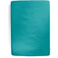 Produktbild: fleuresse Spannbettlaken Comfort 100 x 200 cm Jersey Blau, Grün Petrol