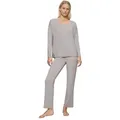 Produktbild: Triumph Pyjama Timeless Sensuality PK LSL (2 tlg) atumgsaktiv und weich grau M (40)