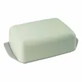 Produktbild: Fackelmann Butterdose Eco, für 250g Butter, Green PE, grau, mint, 16.5 x 10.5 cm