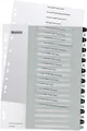 Produktbild: Leitz Register für A4, PC-beschriftbares Deckblatt und 20 Trennblätter