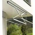 Produktbild: Juwel Wäschetrockner Samba 200, hängender Wäscheständer, absenkbar bis 120 cm - Silber