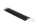 Produktbild: Delock Kabelkanal PVC Schwarz (L x B x H) 1m x 50mm x 12mm 1 St. 20710