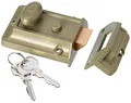 Produktbild: Yale Locks P77 Traditioneller Nightlatch ENB/PB Zylinder 60 mm Dornmaß Visi Pack
