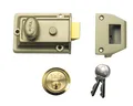 Produktbild: Yale Schlösser P77 Traditionell Nightlatch 60mm Dornmaß Nickel Messing Lack Visi