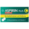 Produktbild: ASPIRIN plus C forte 800 mg/480 mg Brausetabletten 10 St