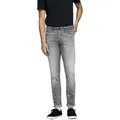 Produktbild: Jack & Jones Herren Jeans JJIGLENN JJICON JJ 257 50SPS Slim Fit Grau 12147024 Tiefer Bund Knopfleiste W 33 L 36