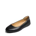 Produktbild: DREAM PAIRS Damen Flats mit gepolsterter Schaumsohle & runder Spitze, rutschfeste TPR-Sohle, weiches Innenfutter & gepolsterter Fersenkragen,Size 37,Schwarz,SDFA2312W