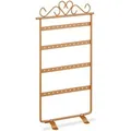 Produktbild: Relaxdays Ohrringhalter Herz Eisen Bronze 4 Etagen 30,5 cm x 16,5 cm x 6,5 cm