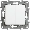 Produktbild: Legrand Serien-/Doppelwechselschalter (SL), 10 AX -250 V~, Ultraweiß (664702)