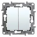 Produktbild: Legrand Serienschalter Doppelwechselschalter Niloe ultaweiß Unterputz 664702