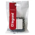 Produktbild: Legrand 664702 Doppelwechselschalter Niloe 10AX weiß Ultraweiß weiss