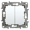 Produktbild: Legrand 664702 Doppelwechselschalter Niloe 10AX Ultraweiß weiss , (weiß)