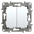 Produktbild: Legrand Doppelwechselschalter 664702 Niloe 10AX ultraweiss