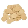 Produktbild: VBS XXL Holzscheiben 25 Stück 40 mm Durchmesser 5 mm Stärke Bastelbedarf