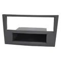 Produktbild: tomzz Audio 2439-080 Radioblende kompatibel mit Opel Corsa D Astra H Zafira B Charcoal schwarz