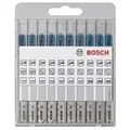 Produktbild: Bosch basic for Metal - Sägeblattset für Stichsäge - für Metall, Rohre, Profile - 10 Stücke - T-Schaft (2607010631)