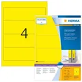 Produktbild: HERMA 4296 Ordneretiketten A4 192x61 mm gelb Papier matt blickdicht 400 St.