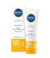 Produktbild: NIVEA SUN UV Gesicht Sensitiv Gesichtsschutz LSF 50 Sonnencreme 50 ml