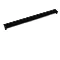 Produktbild: TecLines TKB005 Tisch Kabeldurchlass einseitige Bürstendichtung 400mm, schwarz (Kabeldurchlass, 40 cm) (TKB005)