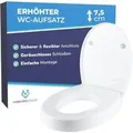 Produktbild: ForeverSenior Toilettensitzerhöhung 7,5 cm mit Absenkautomatik für O-Toilette