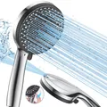 Produktbild: Hochdruck Duschkopf mit 10 Strahlarten, Brausekopf Dusche Wassersparend, Dusc...