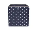 Produktbild: Lifeney Faltbox Aufbewahrungsbox Sterne, Dunkelblau