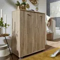 Produktbild: FineBuy Schuhschrank Holz 12 Paar Schuhe Schuhregal Schuhkommode Flurschrank Sideboard