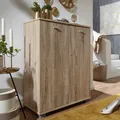 Produktbild: Schuhschrank Holz 12 Paar Schuhe Schuhregal Schuhkommode Flurschrank Sideboard